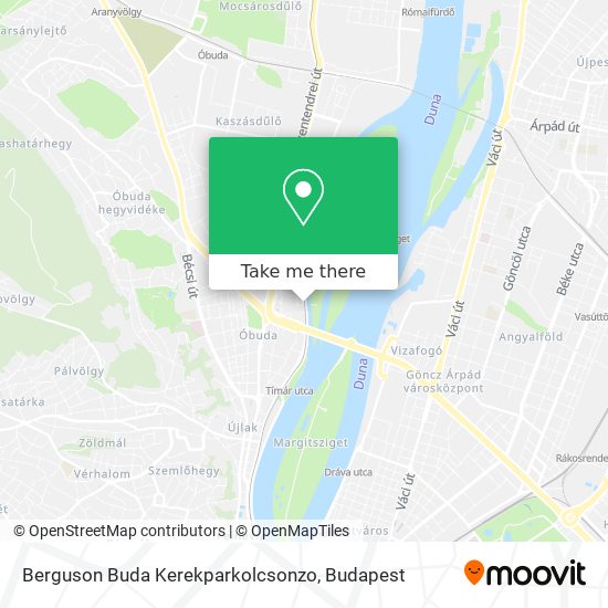 Berguson Buda Kerekparkolcsonzo map