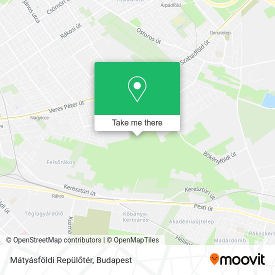 Mátyásföldi Repülőtér map