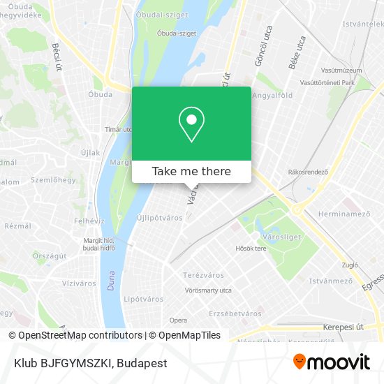 Klub BJFGYMSZKI map