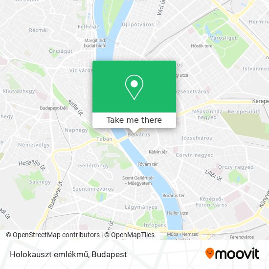 Holokauszt emlékmű map