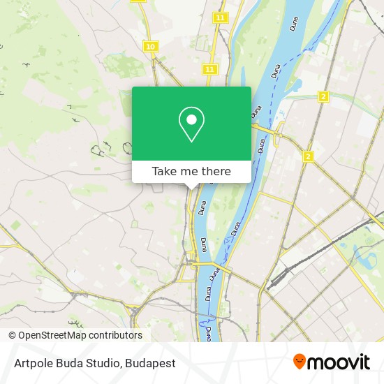 Artpole Buda Studio map