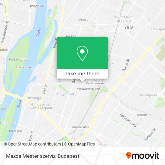 Mazda Mester szervíz map