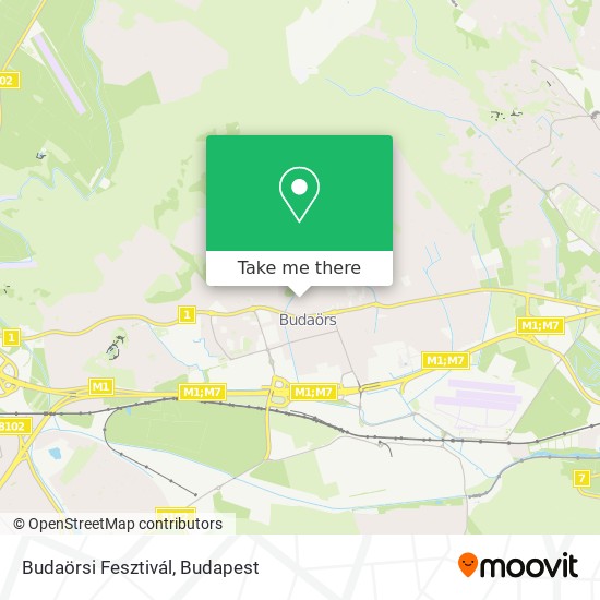 Budaörsi Fesztivál map