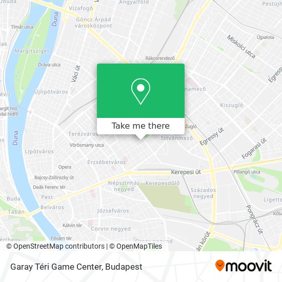 Garay Téri Game Center map