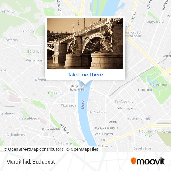 Margit híd map