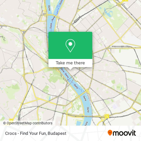 Crocs - Find Your Fun map