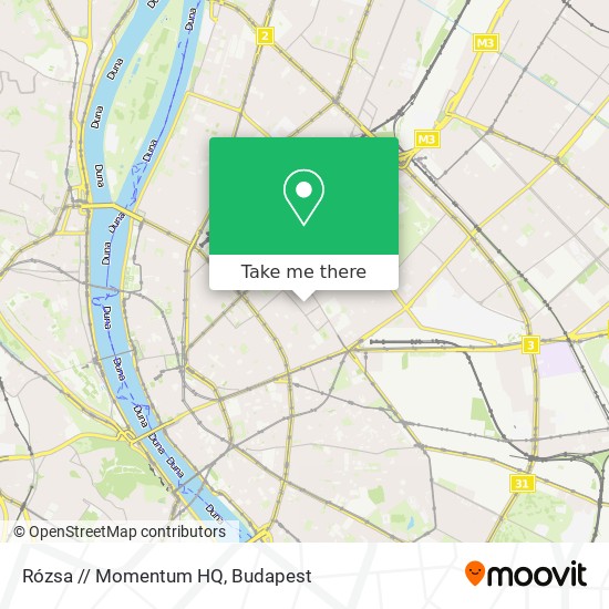 Rózsa // Momentum HQ map