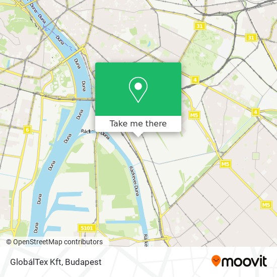 GlobálTex Kft map