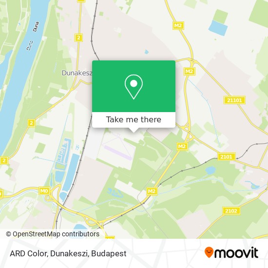 ARD Color, Dunakeszi map