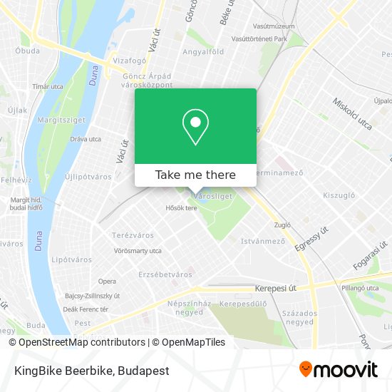 KingBike Beerbike map