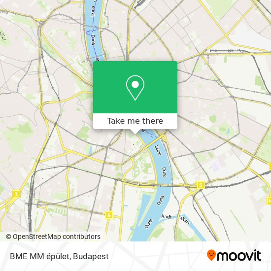 BME MM épület map