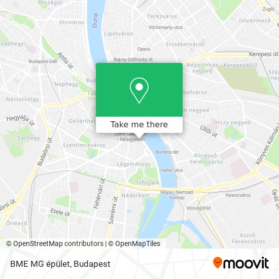 BME MG épület map
