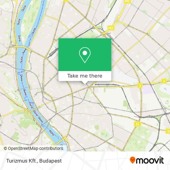 Turizmus Kft. map