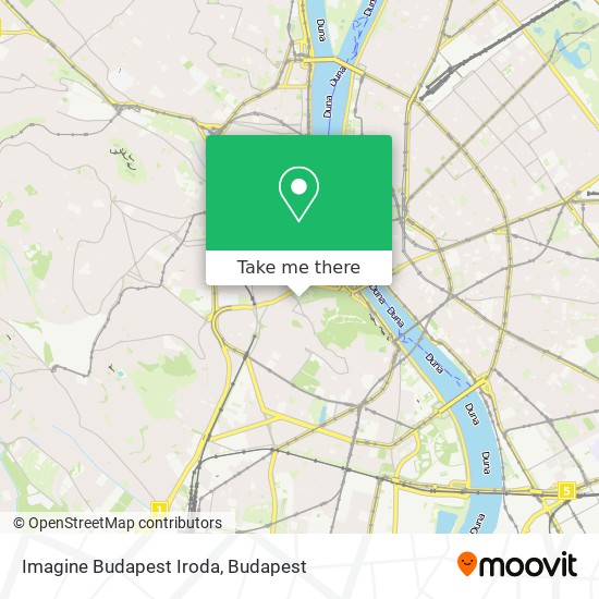 Imagine Budapest Iroda map