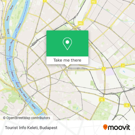Tourist Info Keleti map