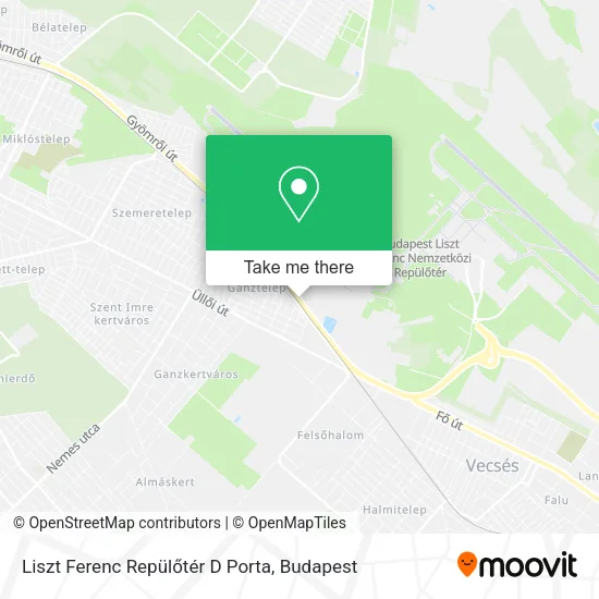 Liszt Ferenc Repülőtér D Porta map