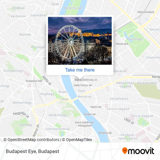 Budapest Eye map
