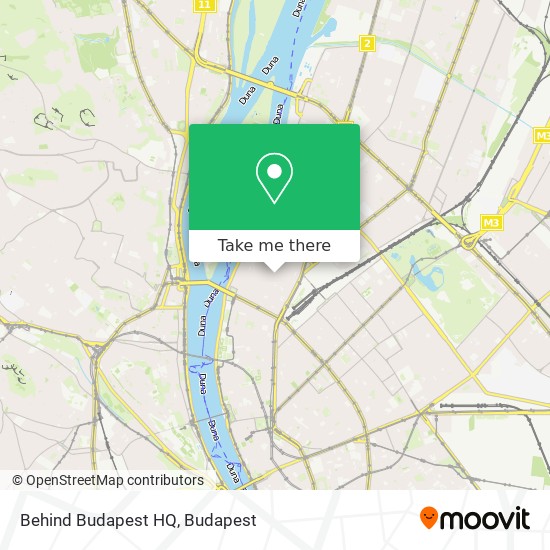 Behind Budapest HQ map