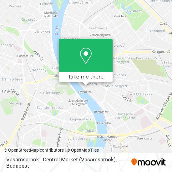 Vásárcsarnok | Central Market map