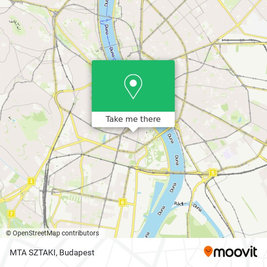 MTA SZTAKI map