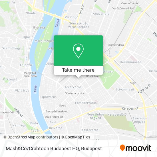 Mash&Co/Crabtoon Budapest HQ map