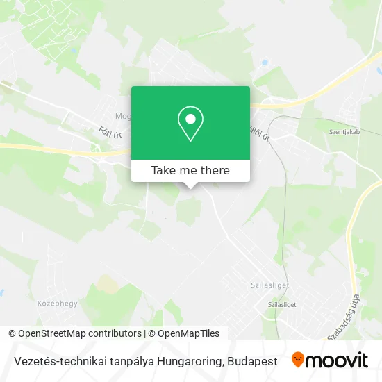 Vezetés-technikai tanpálya Hungaroring map