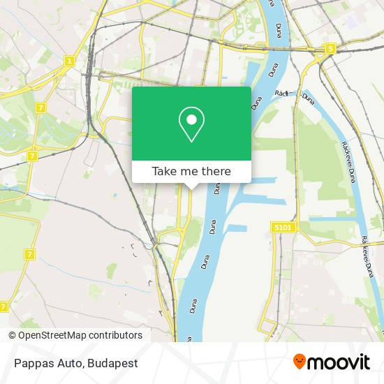 Pappas Auto map
