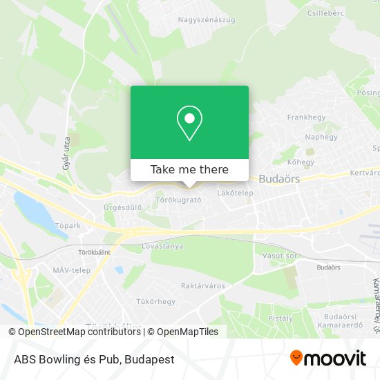 ABS Bowling és Pub map