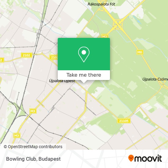 Bowling Club map