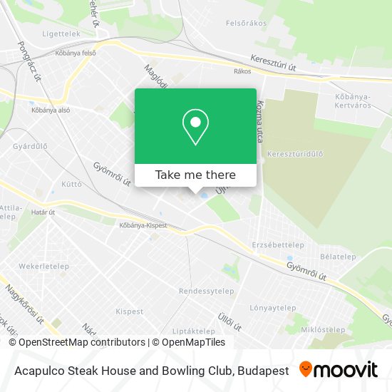 Acapulco Steak House and Bowling Club map
