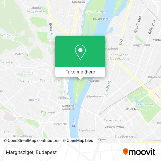 Margitsziget map