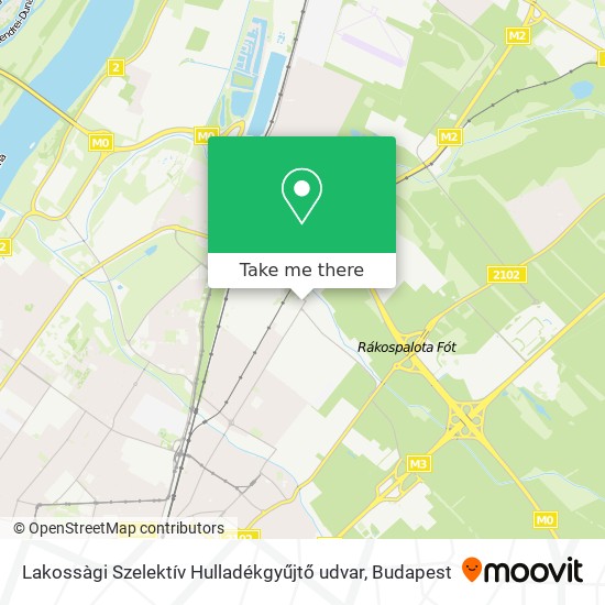 Lakossàgi Szelektív Hulladékgyűjtő udvar map