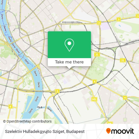 Szelektiv Hulladekgyujto Sziget map