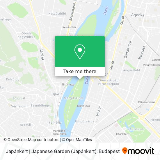 Japánkert | Japanese Garden map