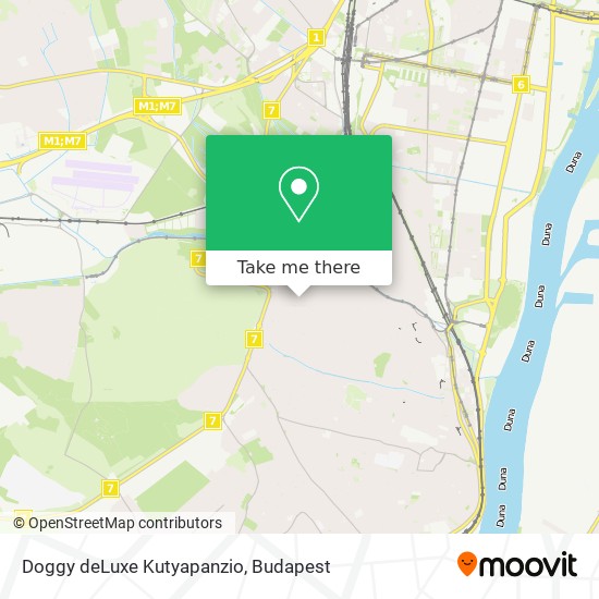 Doggy deLuxe Kutyapanzio map