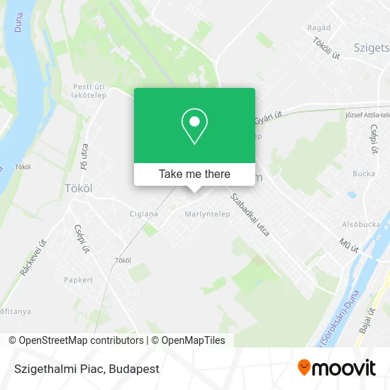 Szigethalmi Piac map