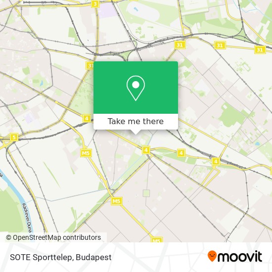 SOTE Sporttelep map