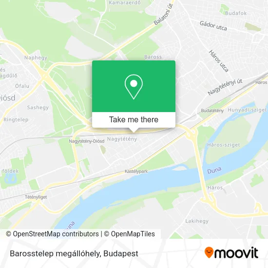 Barosstelep megállóhely map