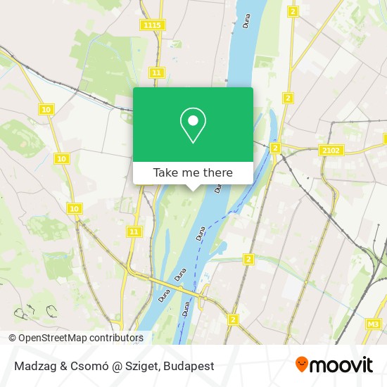 Madzag & Csomó @ Sziget map