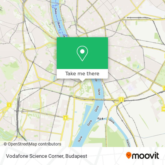 Vodafone Science Corner map