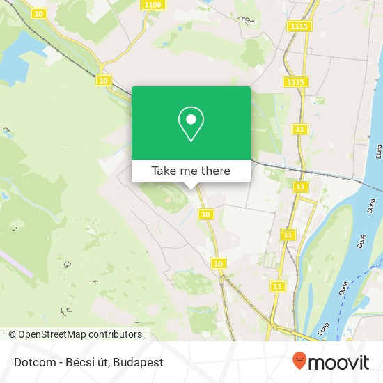 Dotcom - Bécsi út map