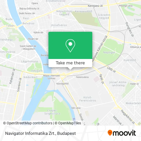 Navigator Informatika Zrt. map