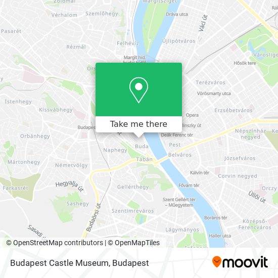 Budapest Castle Museum map