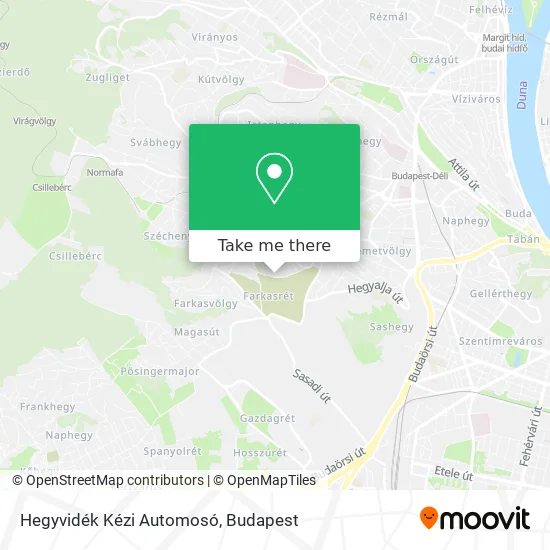 Hegyvidék Kézi Automosó map