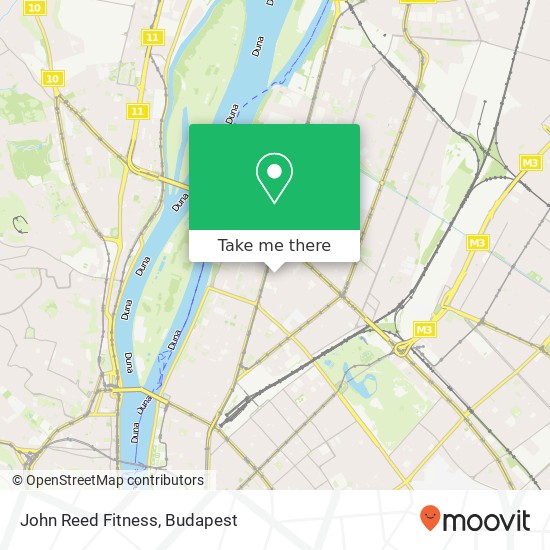 John Reed Fitness map