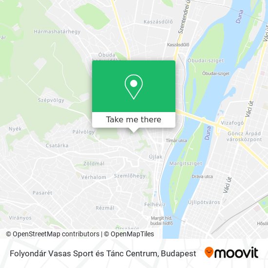 Folyondár Vasas Sport és Tánc Centrum map