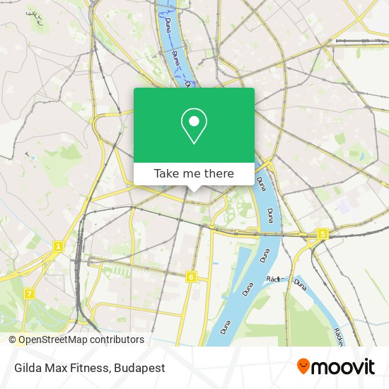 Gilda Max Fitness map