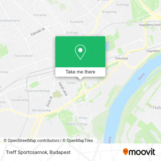 Treff Sportcsarnok map