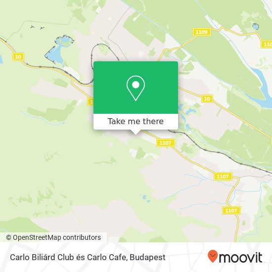Carlo Biliárd Club és Carlo Cafe map