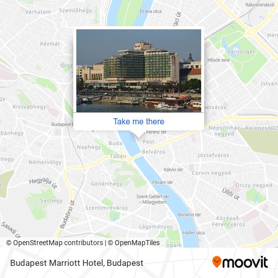 Budapest Marriott Hotel map